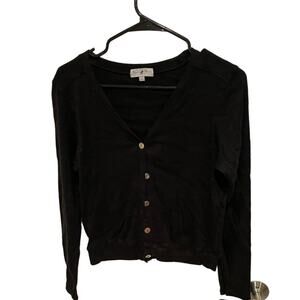 Vintage Michael stars cardigan black button up size small